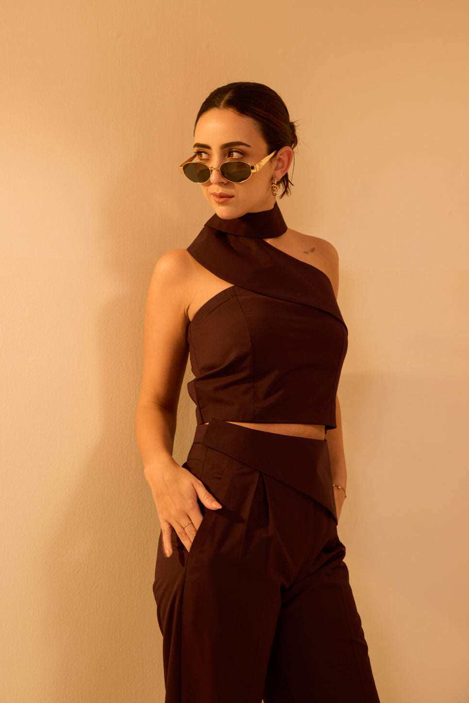 Wine power play coord (women)