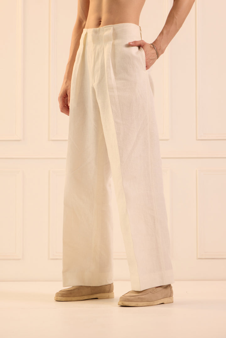 Wine striped affair trousers